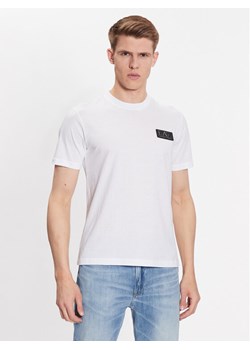 EA7 Emporio Armani T-Shirt 3RPT72 PJ8SZ 1100 Biały Regular Fit ze sklepu MODIVO w kategorii T-shirty męskie - zdjęcie 181059557