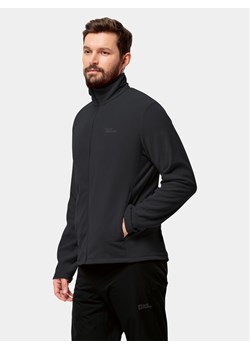 Jack Wolfskin Polar Taunus Fz 1711451 Czarny Regular Fit ze sklepu MODIVO w kategorii Bluzy męskie - zdjęcie 181059759