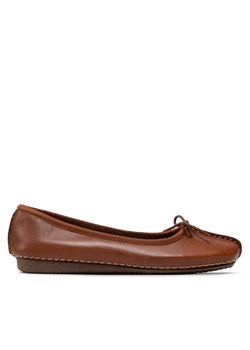 Clarks Baleriny Freckle Ice 203529304 Brązowy ze sklepu MODIVO w kategorii Balerinki - zdjęcie 181059828