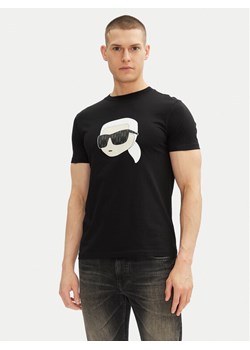 KARL LAGERFELD T-Shirt 755073 552251 Czarny Regular Fit ze sklepu MODIVO w kategorii T-shirty męskie - zdjęcie 181059835