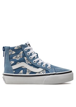 Vans Tenisówki Uy Sk8-Hi Zip VN000W9WNWD1 Niebieski - id: 0000303826437 - marki Vans - 181059925 Vans Tenisówki Uy Sk8-Hi Zip VN000W9WNWD1 Niebieski ze sklepu MODIVO w kategorii Trampki dziecięce - zdjęcie 181059925