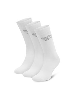 Reebok Zestaw 3 par wysokich skarpet unisex R0367-SS24 (3-pack) Biały ze sklepu MODIVO w kategorii Skarpetki damskie - zdjęcie 181060008