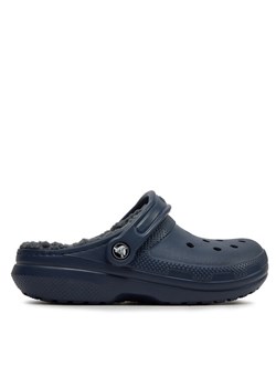 Crocs Klapki Classic Lined Clog 203591 Granatowy ze sklepu MODIVO w kategorii Klapki męskie - zdjęcie 181060227