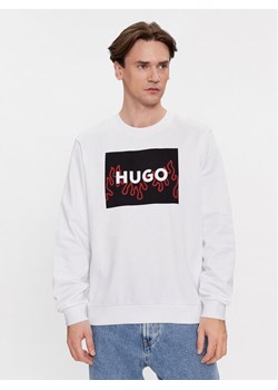 Hugo Bluza Duragol 50506990 Biały Regular Fit ze sklepu MODIVO w kategorii Bluzy męskie - zdjęcie 181060275