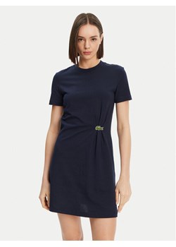 Lacoste Sukienka codzienna EF0583 Granatowy Regular Fit ze sklepu MODIVO w kategorii Sukienki - zdjęcie 181060378