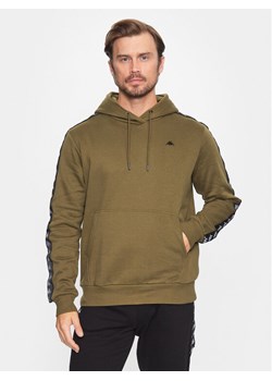 Kappa Bluza 312009 Brązowy Regular Fit ze sklepu MODIVO w kategorii Bluzy męskie - zdjęcie 181060416