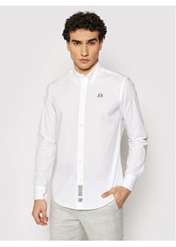 La Martina Koszula CCMC02 PP003 Biały Slim Fit ze sklepu MODIVO w kategorii Koszule męskie - zdjęcie 181060465