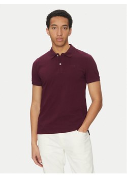 Geox Polo M5511B T3240 F8312 Bordowy Regular Fit ze sklepu MODIVO w kategorii T-shirty męskie - zdjęcie 181060527