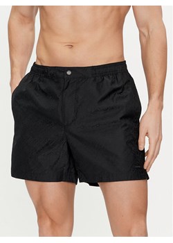 Calvin Klein Swimwear Szorty kąpielowe KM0KM00943 Czarny Regular Fit ze sklepu MODIVO w kategorii Kąpielówki - zdjęcie 181060578
