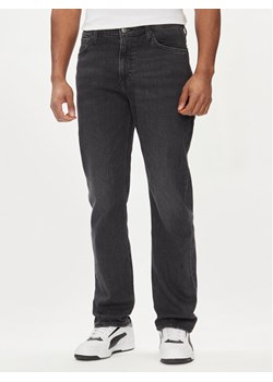 Lee Jeansy West 112322201 Czarny Straight Fit ze sklepu MODIVO w kategorii Jeansy męskie - zdjęcie 181060616