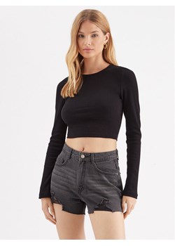 Noisy May Bluzka Maya 27027280 Czarny Slim Fit ze sklepu MODIVO w kategorii Bluzki damskie - zdjęcie 181060649
