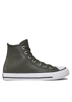 Converse Trampki Chuck Taylor All Star Faux Leather Hi A09481C 371 Zielony ze sklepu MODIVO w kategorii Trampki męskie - zdjęcie 181060719