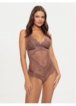 Hunkemöller Body Arabella 300177 Brązowy ze sklepu MODIVO w kategorii Body damskie - zdjęcie 181060747