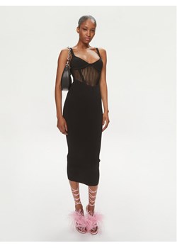 Pinko Sukienka koktajlowa Vision 103757 A1Y7 Czarny Bodycon Fit ze sklepu MODIVO w kategorii Sukienki - zdjęcie 181060829