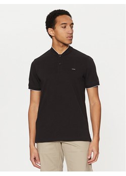 Calvin Klein Polo K10K114139 Czarny Regular Fit ze sklepu MODIVO w kategorii T-shirty męskie - zdjęcie 181060847