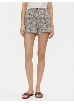 HUGO Szorty piżamowe Nika_Shorts 50540027 Brązowy Relaxed Fit ze sklepu MODIVO w kategorii Piżamy damskie - zdjęcie 181060889