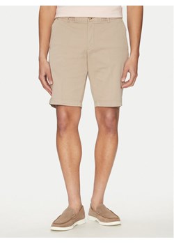 BOSS Szorty materiałowe 50487993 Beżowy Slim Fit ze sklepu MODIVO w kategorii Spodenki męskie - zdjęcie 181060899
