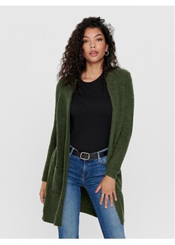 ONLY Kardigan 15179815 Zielony Regular Fit ze sklepu MODIVO w kategorii Swetry damskie - zdjęcie 181060956