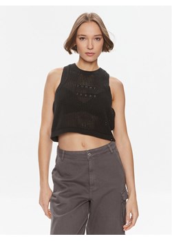 Tommy Jeans Top DW0DW18336 Czarny Regular Fit ze sklepu MODIVO w kategorii Bluzki damskie - zdjęcie 181061059
