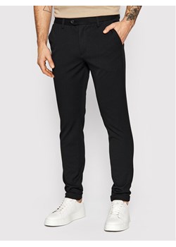 Jack&Jones Spodnie materiałowe Marco 12159954 Czarny Slim Fit ze sklepu MODIVO w kategorii Spodnie męskie - zdjęcie 181061078