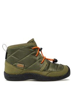 Keen Trekkingi Howser II Chukka Wp 1025516 Zielony ze sklepu MODIVO w kategorii Buty zimowe dziecięce - zdjęcie 181061096