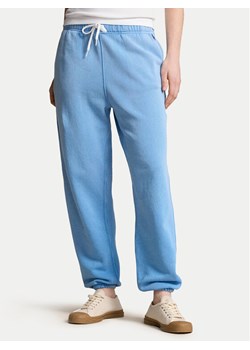 Polo Ralph Lauren Spodnie dresowe 211935585003 Niebieski Regular Fit ze sklepu MODIVO w kategorii Spodnie damskie - zdjęcie 181061265