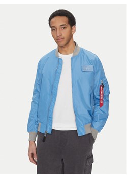 Alpha Industries Kurtka bomber MA-1 TTC Two Tone 126101 Niebieski Regular Fit ze sklepu MODIVO w kategorii Kurtki męskie - zdjęcie 181061375