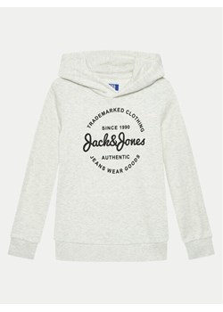 Jack&Jones Junior Bluza Forest 12249715 Biały Standard Fit ze sklepu MODIVO w kategorii Bluzy chłopięce - zdjęcie 181061378