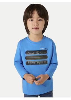 Mayoral Bluzka 4055 Niebieski Regular Fit ze sklepu MODIVO w kategorii T-shirty chłopięce - zdjęcie 181061428
