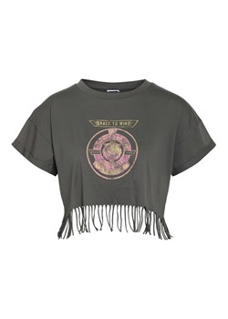 Noisy May T-Shirt Gaby 27033386 Szary Regular Fit ze sklepu MODIVO w kategorii Bluzki damskie - zdjęcie 181061438