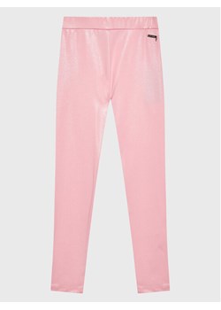 Guess Legginsy J3RB05 KBL40 Różowy Slim Fit ze sklepu MODIVO w kategorii Spodnie dziewczęce - zdjęcie 181061567
