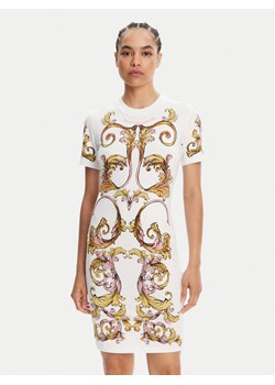 Versace Jeans Couture Sukienka codzienna 78HAO9P9 Biały Slim Fit ze sklepu MODIVO w kategorii Sukienki - zdjęcie 181061569