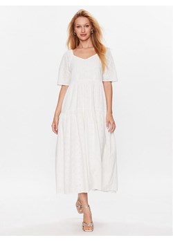 YAS Sukienka 26029550 Biały Loose Fit ze sklepu MODIVO w kategorii Sukienki - zdjęcie 181061575
