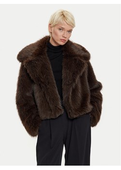 Haveone Futro KLA-M016 Brązowy Loose Fit ze sklepu MODIVO w kategorii Futra damskie - zdjęcie 181061625