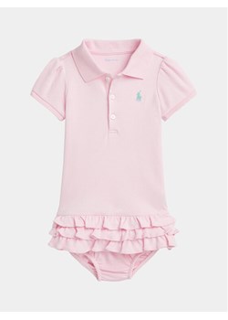 Polo Ralph Lauren Sukienka codzienna 310734891032 Różowy Regular Fit ze sklepu MODIVO w kategorii Body niemowlęce - zdjęcie 181061749