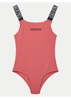Calvin Klein Swimwear Strój kąpielowy KY0KY00098 Różowy ze sklepu MODIVO w kategorii Stroje kąpielowe - zdjęcie 181061847