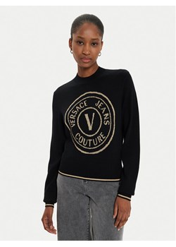 Versace Jeans Couture Sweter 77HAFM21 Czarny Regular Fit ze sklepu MODIVO w kategorii Swetry damskie - zdjęcie 181061869