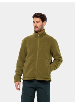 Jack Wolfskin Polar Felslicht Jkt 1711151 Khaki Regular Fit ze sklepu MODIVO w kategorii Bluzy męskie - zdjęcie 181061895