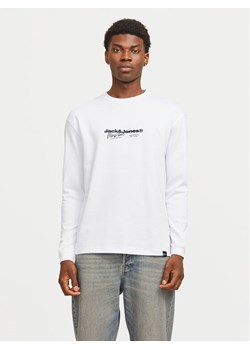 Jack&Jones Longsleeve Charlie 12265426 Biały Regular Fit ze sklepu MODIVO w kategorii T-shirty męskie - zdjęcie 181061909