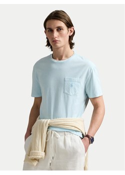 Polo Ralph Lauren T-Shirt 710969628002 Błękitny Custom Slim Fit ze sklepu MODIVO w kategorii T-shirty męskie - zdjęcie 181061965