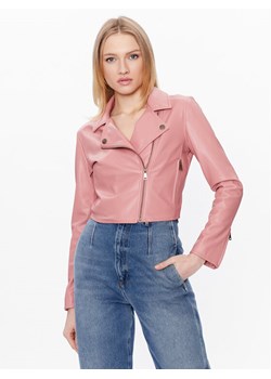 TWINSET Kurtka z imitacji skóry 231TP262A Różowy Regular Fit ze sklepu MODIVO w kategorii Kurtki damskie - zdjęcie 181062187