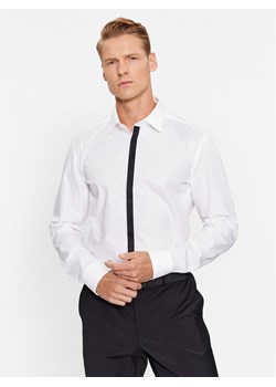 Hugo Koszula Keidi 50500966 Biały Slim Fit ze sklepu MODIVO w kategorii Koszule męskie - zdjęcie 181062197