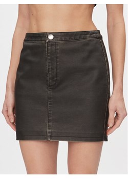 Noisy May Spódnica z imitacji skóry Saorise 27028696 Czarny Regular Fit ze sklepu MODIVO w kategorii Spódnice - zdjęcie 181062238