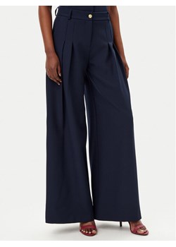 Maryley Spodnie materiałowe 25EB579/43BL Granatowy Regular Fit ze sklepu MODIVO w kategorii Spodnie damskie - zdjęcie 181062298