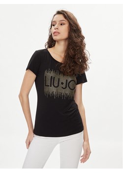 Liu Jo T-Shirt VA4154 JS360 Czarny Regular Fit ze sklepu MODIVO w kategorii Bluzki damskie - zdjęcie 181062325