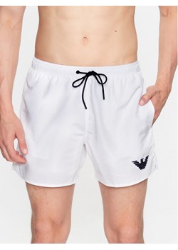Emporio Armani Underwear Szorty kąpielowe 211740 3R427 00010 Biały Regular Fit ze sklepu MODIVO w kategorii Kąpielówki - zdjęcie 181062356