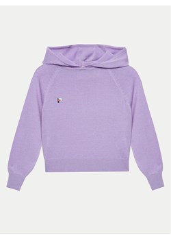 Pangaia Bluza Merino Fioletowy Relaxed Fit ze sklepu MODIVO w kategorii Bluzy chłopięce - zdjęcie 181062386
