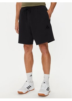 adidas Szorty sportowe ALL SZN French IX1247 Czarny Regular Fit ze sklepu MODIVO w kategorii Spodenki męskie - zdjęcie 181062397