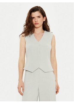 Calvin Klein Kamizelka garniturowa K20K208017 Szary Slim Fit ze sklepu MODIVO w kategorii Kamizelki damskie - zdjęcie 181062407