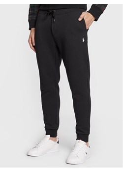 Polo Ralph Lauren Spodnie dresowe 710888283 Czarny Regular Fit ze sklepu MODIVO w kategorii Spodnie męskie - zdjęcie 181062415